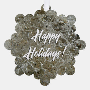 Gletschereis Abstrakte Naturstruktur Ornament Karte