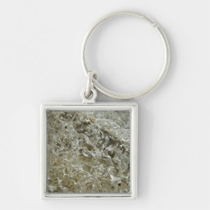 Gletschereis Abstrakte Naturstruktur Schlüsselanhänger