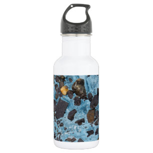 Gletschereis mit einem Speck Gold - Gletscher Trinkflasche
