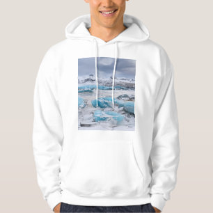 Gletschereislandschaft, Island Hoodie