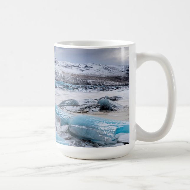 Gletschereislandschaft, Island Kaffeetasse (Rechts)