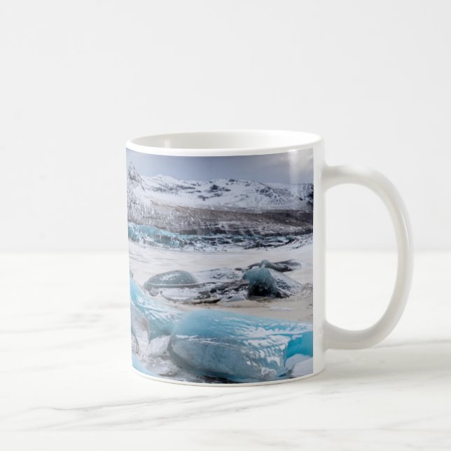 Gletschereislandschaft, Island Tasse (Rechts)