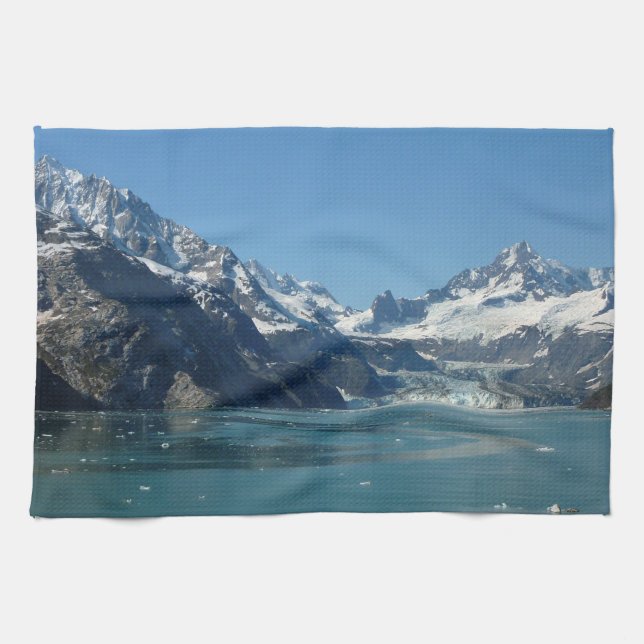 Gletschergespeiste Gewässer Alaskas Geschirrtuch (Horizontal)