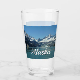 Gletschergewässer von Alaska Gefüttert Glas