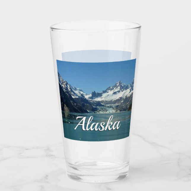 Gletschergewässer von Alaska Gefüttert Glas (Vorderseite)