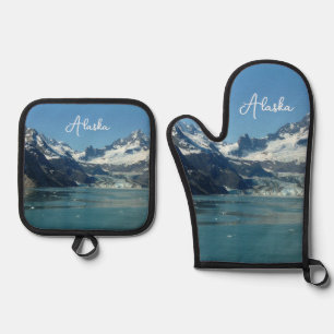 Gletschergewässer von Alaska Gefüttert Ofenhandschuh & Topflappen-Set