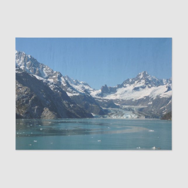 Gletschergewässer von Alaska Gefüttert Seidenpapier (Vorderseite)