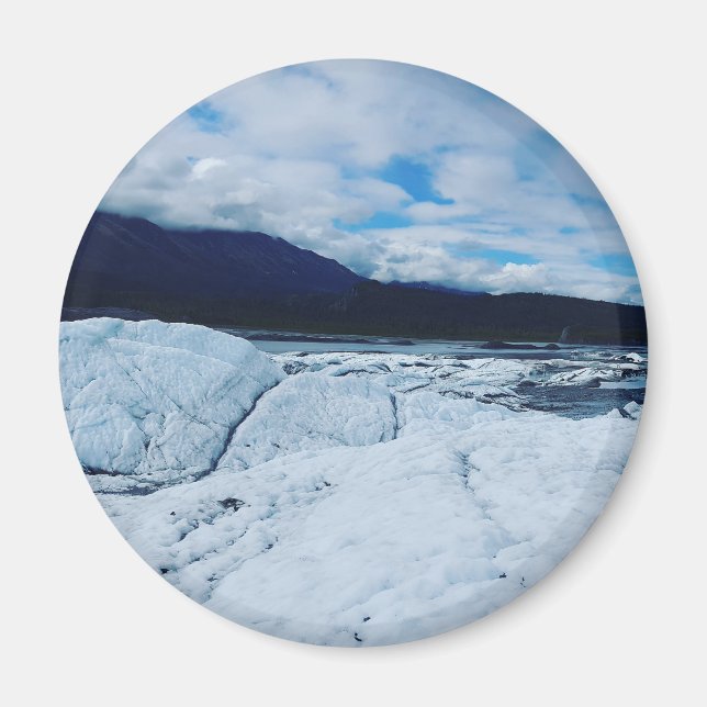 Gletscherlandschaftsmagnet Magnet (Vorne)
