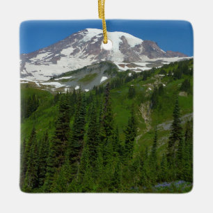 Gletschermelt auf dem Rainier Keramikornament