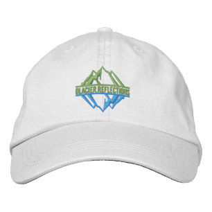 Gletscherreflektionen Logo-Baseballkappe Bestickte Baseballkappe