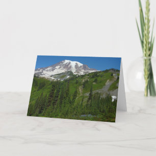 Gletscherschmelze am Mount Rainier Karte