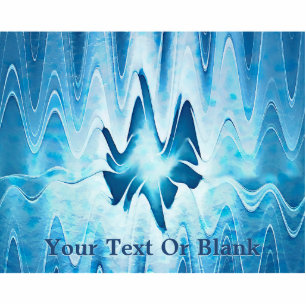 Gletschersee Fotoskulptur Magnet