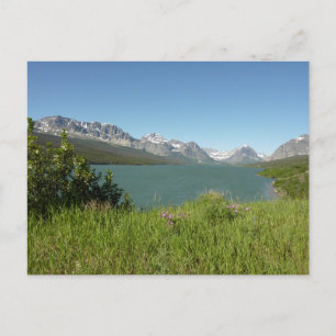 Gletschersee im Glacier-Nationalpark Postkarte