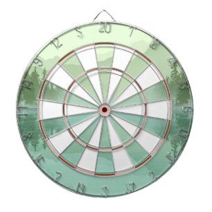 Gletschersee im Rocky Mountains Dartscheibe