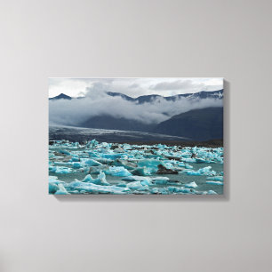 Gletschersee Jokulsarlon - Island Leinwanddruck