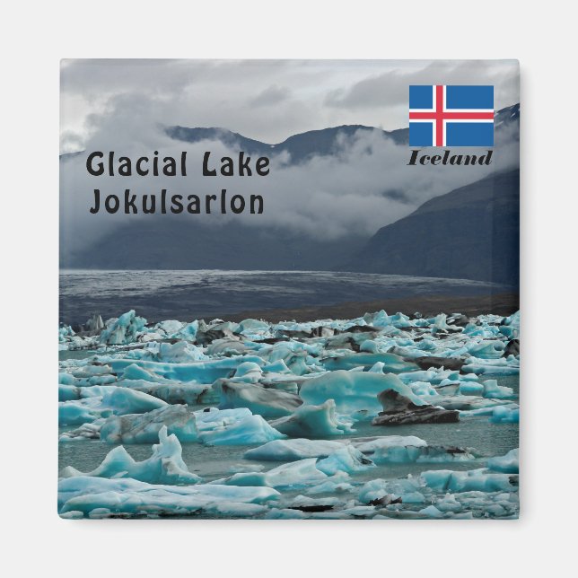 Gletschersee Jokulsarlon - Island Magnet (Vorne)