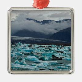 Gletschersee Jokulsarlon - Island Ornament Aus Metall