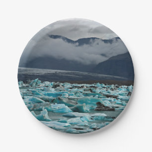 Gletschersee Jokulsarlon - Island Pappteller