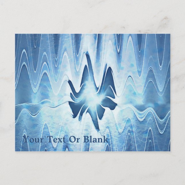 Gletschersee Postkarte (Vorderseite)