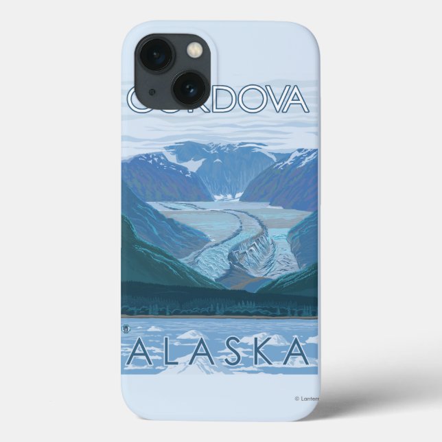 Gletscherszene - Cordova, Alaska Case-Mate iPhone Hülle (Rückseite)