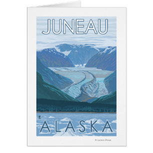 Gletscherszene - Juneau, Alaska