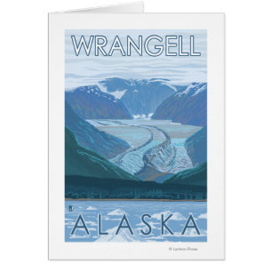 Gletscherszene - Wrangell, Alaska