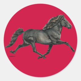 Gletta Runder Aufkleber