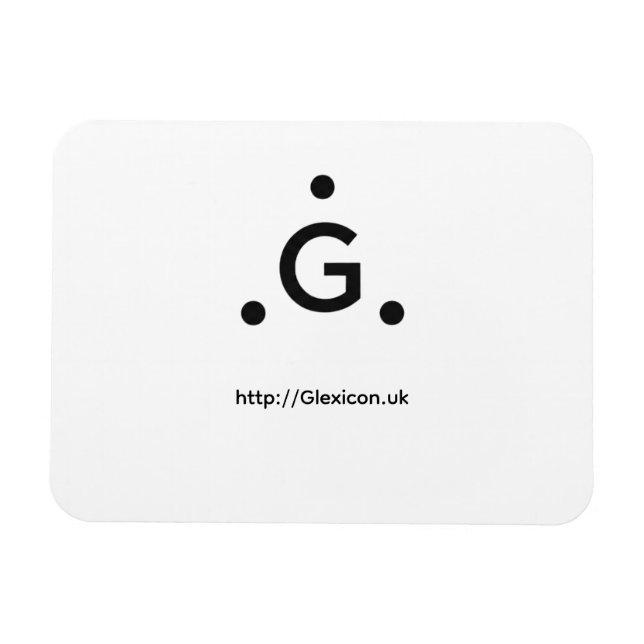 Glexicon UK Foto  Magnet (Horizontal)