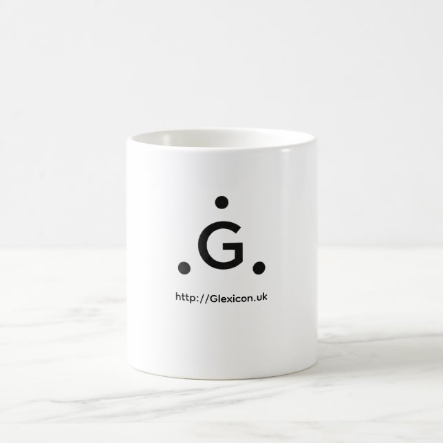 Glexicon UK Kaffeetasse (Mittel)