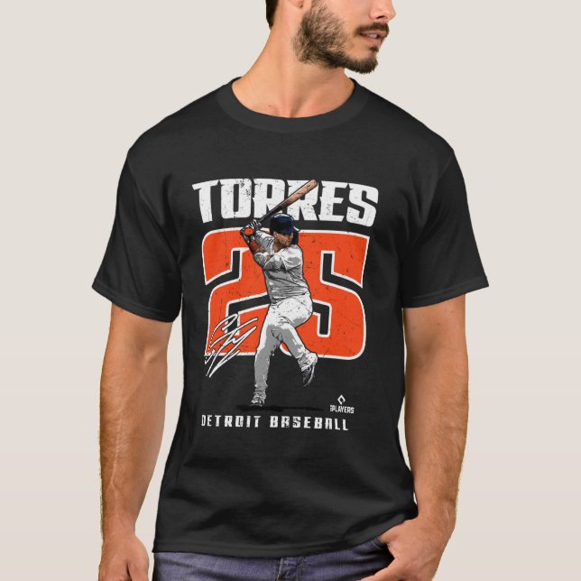 Gleyber Torres Detroit MLB Baseball Spieler MLBGTO T-Shirt (Vorderseite)