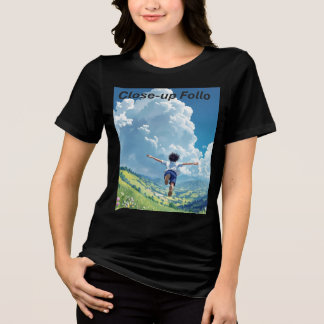 Glide Dreamscape Damen-T-Shirt Tri-Blend Shirt