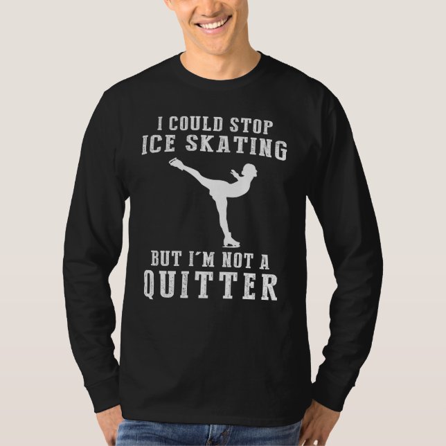 Glide mit einer Seite des Lachen - ich konnte Ice  T-Shirt (Vorderseite)