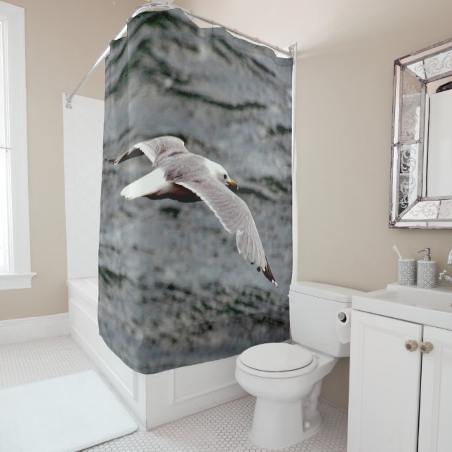 GLIDE SHOWER CURTAIN DUSCHVORHANG (Beispiel)