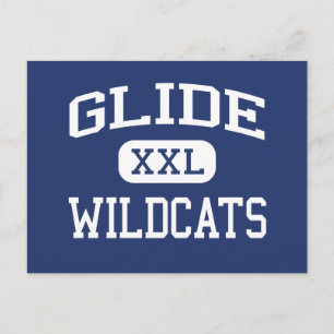 Glide - Wildcats - High School - Glide Oregon Postkarte