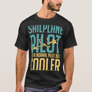 Glider Flugzeug Pilot Segelflugzeug-Ausbildungsflu T-Shirt