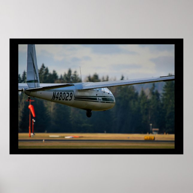 Glider Landing Poster (Vorne)