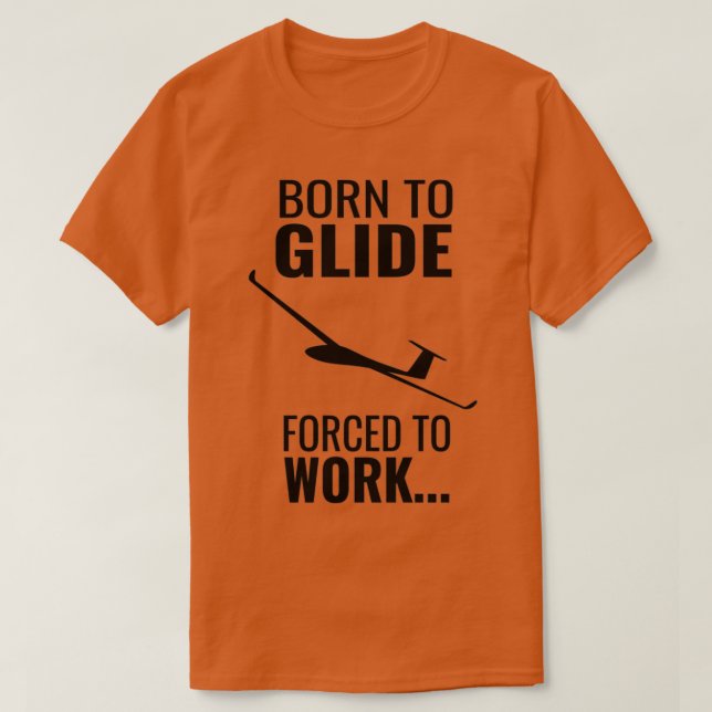 Glider Pilot-Geschenk-Idee T-Shirt (Design vorne)