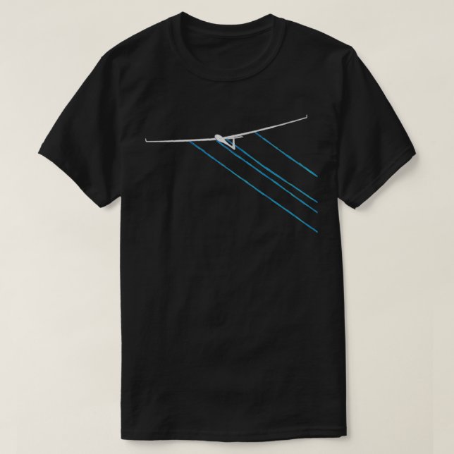 Glider Pilot-Segelflugverfahren T-Shirt (Design vorne)