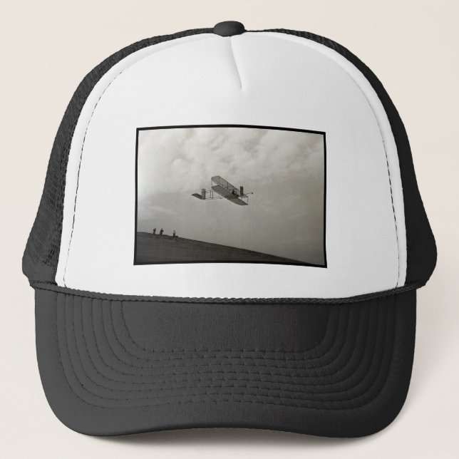 Glider Test Flight Aviation Wright Brothers Truckerkappe (Vorderseite)