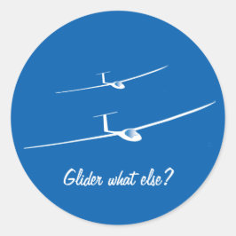 Glider - Was sonst noch? Runder Aufkleber