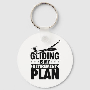 Gliding Slogan   Gliding Thermal Geschenke Schlüsselanhänger