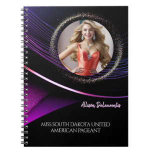 Glimmer Dust Custom Pageant Probe Notebook Notizblock