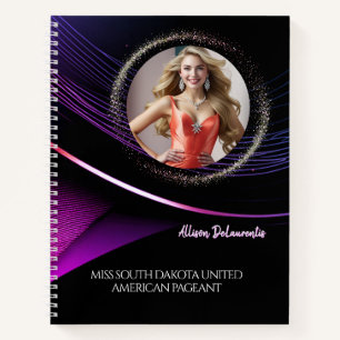 Glimmer Dust Ultimatives Schönheitswettbewerb-Chec Notizbuch
