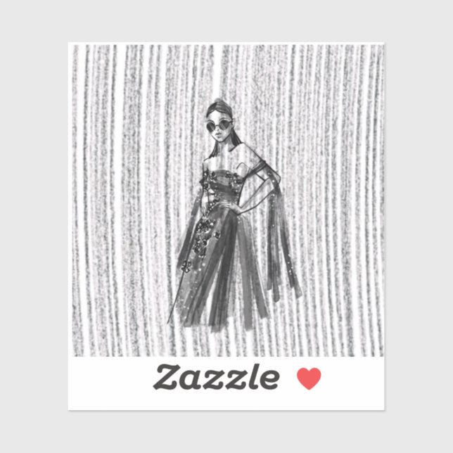 Glimmer Tech-Couture. Aufkleber (Blatt)