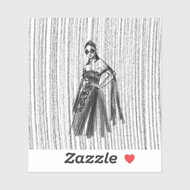 Glimmer Tech-Couture. Aufkleber (Blatt)