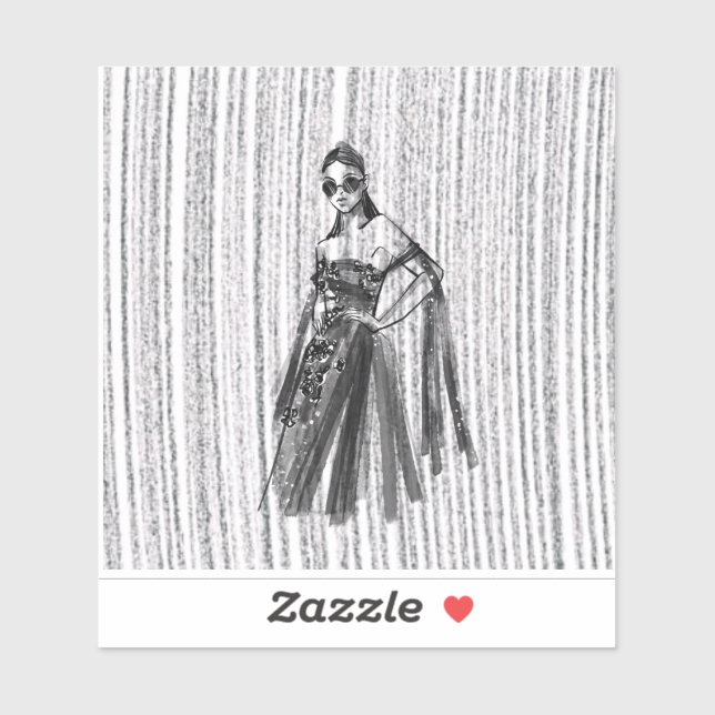 Glimmer Tech-Couture. Aufkleber (Blatt)