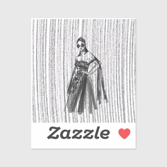 Glimmer Tech-Couture. Aufkleber (Blatt)