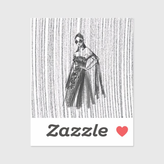 Glimmer Tech-Couture. Aufkleber (Blatt)