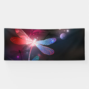 Glimmerne Rote Libelle Banner