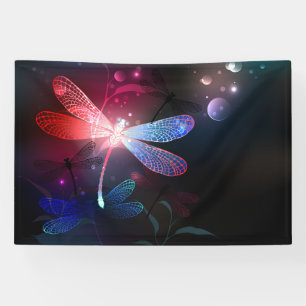 Glimmerne Rote Libelle Banner